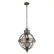 Feiss FE-ADAMS-3P-ANL - Luster na lancu ADAMS 3xE14/60W/230V bronzan