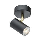 Argon 4210 - Stropni reflektor LAGOS 1xGU10/5W/230V črna/medenina