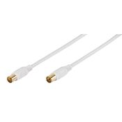VIVANCO Antenski kabel bijeli 7,5m 48130 7,5m Koaks. 90DB bijeli Za povezivanje radio/TV uredaja
