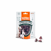 Boxby Priboljški za pse Puppy & Adult Super Food z Jagnjetino, Rdečo Peso in Koprivo 120 g