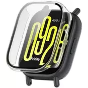 Ovitek z zaščito zaslona Techsuit Defense360 Pro za Xiaomi Redmi Watch 5 Active - prozoren