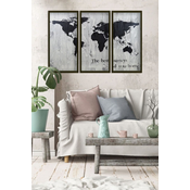WALLXPERT Dekorativna uramljena MDF slika (3 komada) Artsmdfdkset12