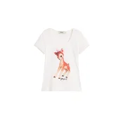 Desigual Majica Disney™ ognjeno rdeča / bela