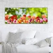 Wallity Dekorativna slika na platnu, 30x80cm, Šarena
