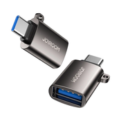 Joyroom USB-A 3.2 Gen 1 (ženski) - USB-C (muški) adapter crni (S-H151 crni)