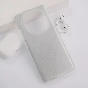 Maska Crystal Dust za Xiaomi Redmi Note 14 Pro Plus 5G (EU) srebrna