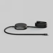 ZENS polnilni kabel USB C-C Pro 2 - magnetni USB C-C kabel za žično polnjenje do 240 W, podpira Qi2 15 W, za uporabo z napajalnikom najmanj 65 W, dolžina 1,5 m (črn)