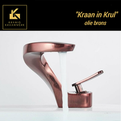 Kranig Kraanwerk Dizajnerska kopalniška pipa | Pipa za vodnjak in umivalnik | Žlahtna kovina kodraste pipe, (21670227)