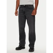 Lee Jeans hlače Asher 112355835 Črna Loose Fit