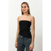 Trendyol Milla Ženska bluza Tprss24Bz00034, Crna