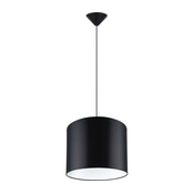 Sollux SL.1405 - Lestenec na vrvici NOVA 1xE27/15W/230V pr. 30 cm črna