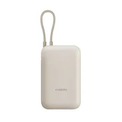 XIAOMI Power Bank 10000mAh 22.5W integrisan kabl Type C bež BHR9072GL