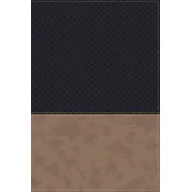 NIV Study Bible, Fully Revised Edition, Leathersoft, Navy/Tan, Red Letter, Comfort Print