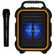 Audio sustav Novox - Mobilite, crna/narancasti