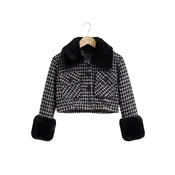 Hilal Akinci Kids Prehodna jakna HILAL AKINCI KIDS Kinderjacke črna