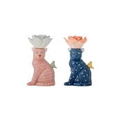Dekorativen svečnik Bloomingville Eri 9,5 x 17 x 9 cm 2-pack