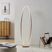 EGLO LED-stojna svetilka CAMEROTA, bronasta, višina 143 cm, CCT, z možnostjo - Dnevna soba/jedilnica - bronasta, bela - Aluminij