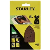 STANLEY Brusni papir za miša 120g 5/1