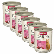 Animonda Carny Adult – govedina, puran in rakci 6x800 g