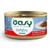 Oasy Caprice Cuts Adult govedina koščki v omaki, konzerva - 85g 85 g