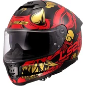 Integralna motociklisticka kaciga LS2 FF808 Drako crno-crvena