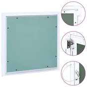 Pristupna ploča s aluminijskim okvirom i knaufom 400 x 400 mm