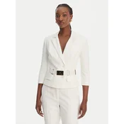 Elisabetta Franchi Suknjič GI-224-61E2-V590 Bela Regular Fit