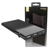 ROMOSS Power Bank Spirit, 5000mAh, Crni