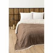 Lessentiel Maison Prekrivac za krevet Muslin, 230x250 cm, Braon