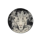 Lessentiel Maison Kupatilski otirac Tiger, 140cm, Crno-bež