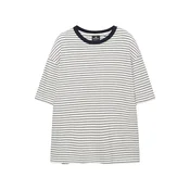 Pull&Bear Majica marine / bela