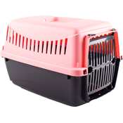 MP Bergamo Gipsy Transporter za macke sa plasticnim vratima, XS, 39x26x25cm, Roze-crni
