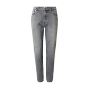 DAN FOX APPAREL Kavbojke Essential Leonhard siv denim