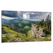 shumee Steklena zaščitna plošča za štedilnik 80x52 Mountains