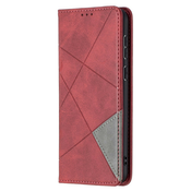 Etui Shatter za Huawei P50 - rdeč