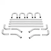 VEVOR Izpušni komplet 16 kosov Univerzalni DIY izpušni cevni set 5715x1200 mm pocinkan