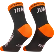 Nogavice Dynafit TRAIL MID SK, črne/ultra oranžne (EU 43-46)