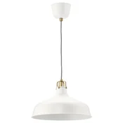 RANARP Viseča svetilka, krem bela, 38 cm