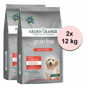 ARDEN GRANGE GF Puppy/Junior Chicken & Superfoods 2 x 12 kg