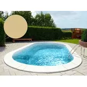 BWT Pool liner Oval 900 x 500 x 150 cm - Sand - Debljina 0,8 mm / s klinastim rubom P3