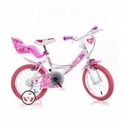DINO BIKES Dječji bicikl Little Heart 16 - rozi