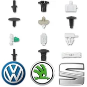 Plastični priključni zatiči in objemke 255pcs VAG profi Asta A-TC014 10459