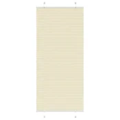 Plisirana zavjesa krem boje 90x200 cm Širina tkanine 89,4 cm Poliester