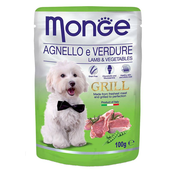 Monge Grill sos za pse - jagnjetina i povrce 12x100g