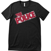 The Police Majica Distressed Logo Unisex Black L