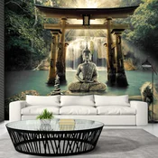 Samoljepljiva foto tapeta - Buddha Smile 196x140