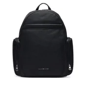 Nahrbtnik Tommy Hilfiger Th Business Leather Backpack AM0AM14684 Črna