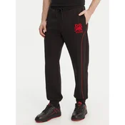 HUGO Spodnji del trenirke Dusson_RB 50559707 Črna Relaxed Fit