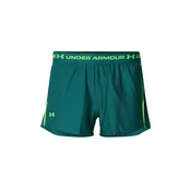 UNDER ARMOUR Športne hlače Play Up  petrol / svetlo zelena