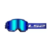 Motocross naočale LS2 Charger plave s iridij pleksiglasom